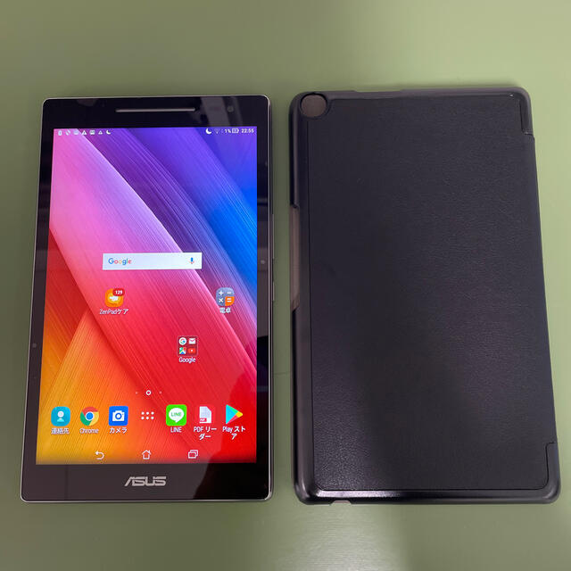 ASUS(エイスース)の【美品】ASUS ZENPAD 8.0 (Z380M) 16G  カバー付 スマホ/家電/カメラのPC/タブレット(タブレット)の商品写真