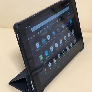 amazon Fire HD10 スタンド機能ケース付き(タブレット)