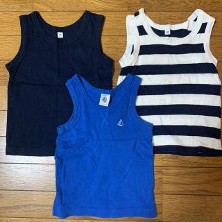 プチバトー(PETIT BATEAU)のプチバトー81cm 無印良品80cm タンクトップ(タンクトップ/キャミソール)