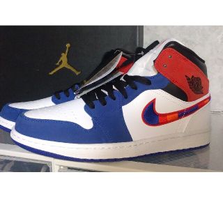 ナイキ(NIKE)のAIR JORDAN 1 MID マルチカラー(スニーカー)