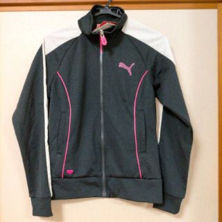 プーマ(PUMA)のPUMA　レディース　ジャージ　上　黒(トレーナー/スウェット)