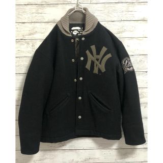 売切り特価 エイプ×ネイバーフッド ブラザーフッド スタジャン Lサイズ
