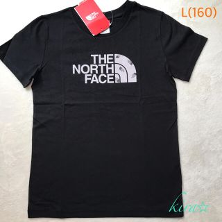 ザノースフェイス(THE NORTH FACE)の大人も着用可★ノースフェイス　ボーイズTシャツ　L/160  ミニロゴ　ブラック(Tシャツ/カットソー)