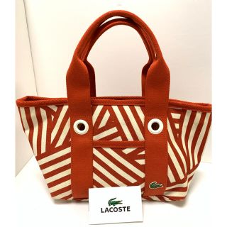 ラコステ(LACOSTE)のラコステ　ボーダートートバッグ　使いやすいサイズSスポーツの時にも普段使いにも。(トートバッグ)