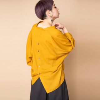 オズモーシス(OSMOSIS)の☆最終SALE☆オズモーシス   バックボタンシフォンブラウス(シャツ/ブラウス(長袖/七分))