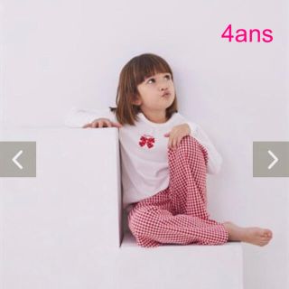 プチバトー(PETIT BATEAU)のプチバトー　新品タグ付き　長袖　パジャマ　4ans/104cm(パジャマ)