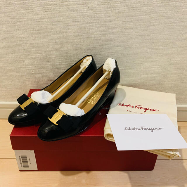 値下げ中‼︎ Salvatore Ferragamo パンプス ウェッジ ヒール www ...