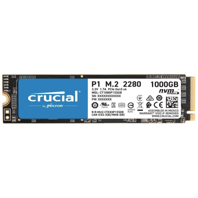 Crucial SSD 1TB CT1000P1SSD8JP