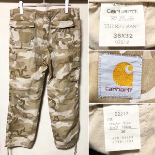 カーハート(carhartt)の人気❗️Carhartt カーハート 迷彩 カモフラ カーゴパンツ 36(ワークパンツ/カーゴパンツ)