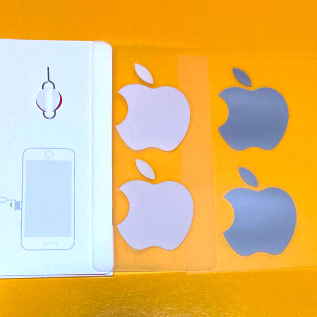 Apple(アップル)の★Apple★ステッカー　SIMピン　iPhone  MacBook pro スマホ/家電/カメラのスマホアクセサリー(その他)の商品写真