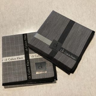 カルバンクライン(Calvin Klein)のCalvin Klein ハンカチ　２枚セット(ハンカチ/ポケットチーフ)