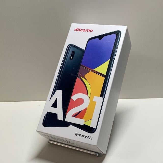 【未使用品】Galaxy A21 SC-42M（ブラック）SIMロック解除済み①