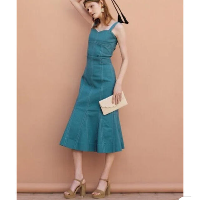 Lily Brown(リリーブラウン)のリリーブラウンデザインステッチスカート新品 レディースのスカート(ロングスカート)の商品写真