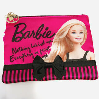 バービー(Barbie)の新品 バービー フラット ポーチ Barbie ピンク バービー人形 グッズ(ポーチ)