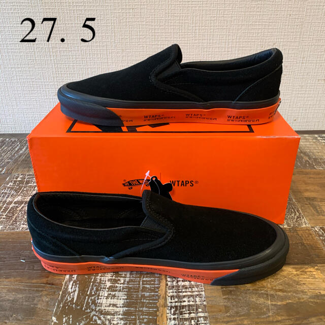 vans×wtaps スリッポン 27.5cm バンズ ダブルタップスサイズ275センチ