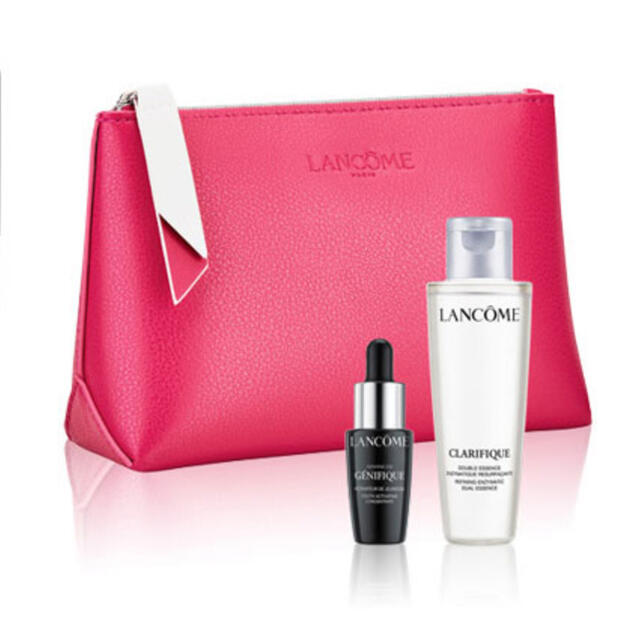 LANCOME(ランコム)の【LANCOME】ランコム　美容液&美容化粧水&ポーチ　セット コスメ/美容のキット/セット(サンプル/トライアルキット)の商品写真