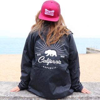 ステューシー(STUSSY)のスケボー女子♡LUSSO SURF コーチジャケット  SサイRVCA(ブルゾン)