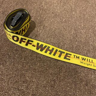 オフホワイト(OFF-WHITE)のoffwhite ベルト industrialBeltYellow オフホワイト(ベルト)