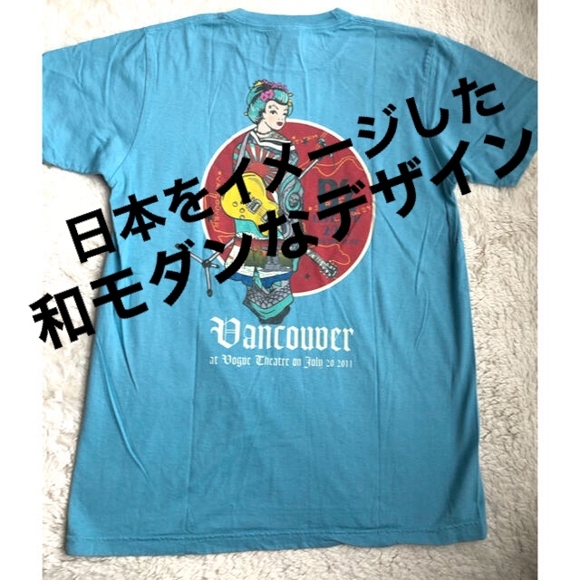 B’z Tシャツ レア 北米ツアー 和モダン 稲葉浩志 松本孝弘