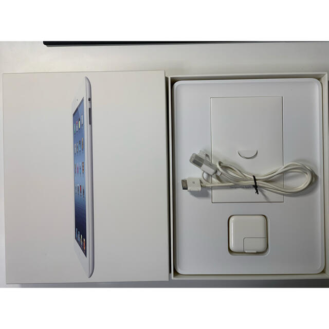 Apple(アップル)のiPad3 16GB WiFi ホワイト 第3世代 スマホ/家電/カメラのPC/タブレット(タブレット)の商品写真