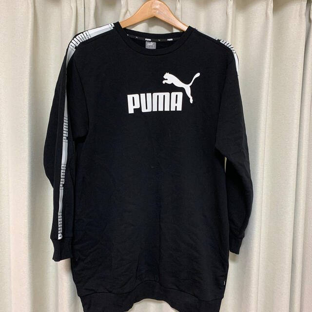 PUMA(プーマ)のPUMAトレーナーワンピ レディースのワンピース(ひざ丈ワンピース)の商品写真