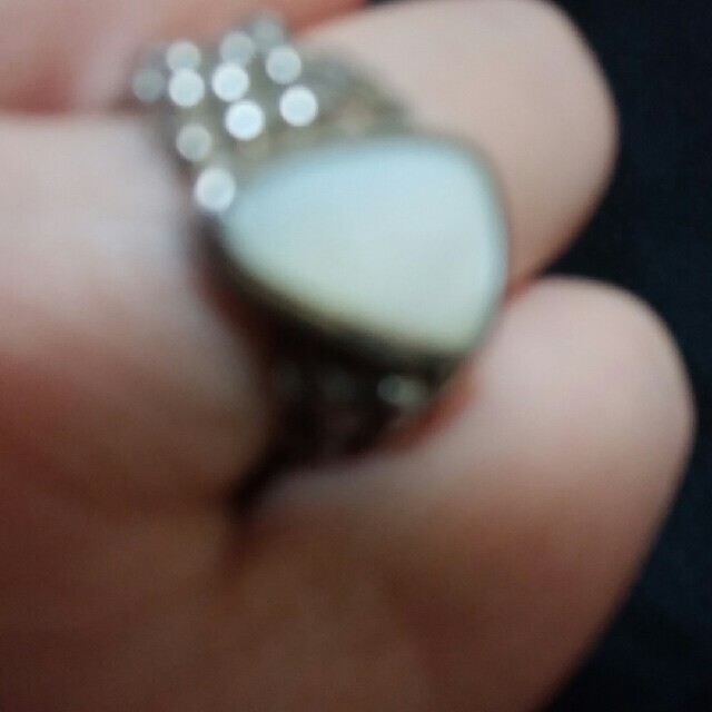 白蝶貝のシルバーの指輪です! レディースのアクセサリー(リング(指輪))の商品写真
