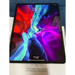 アップル(Apple)の【美品】iPad Pro 12.9 256gb フィルム・カバー付き(タブレット)