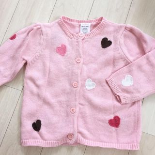 ジンボリー(GYMBOREE)のジンボリー♡ハートがいっぱいカーディガン(カーディガン)