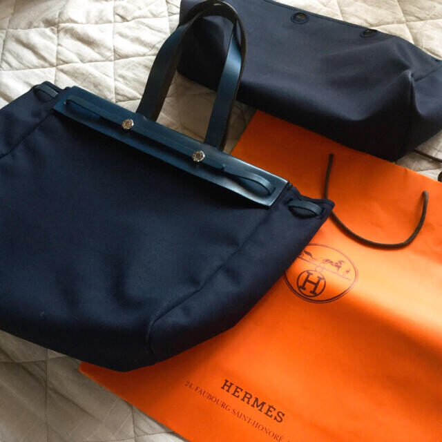 定価約29万 Hermes エルメス エールバッグ カバス 替えバッグ・紙袋付