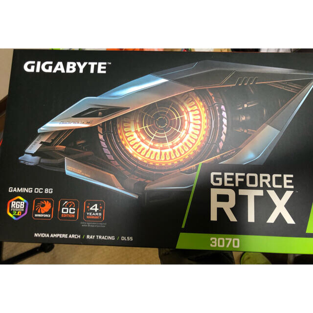 長期保証付き GIGABYTE GeForce RTX3070