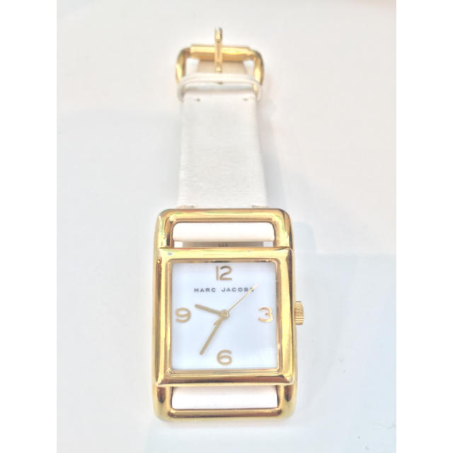 MARC JACOBS(マークジェイコブス)のマークジェイコブス  白レザー時計 レディースのファッション小物(腕時計)の商品写真