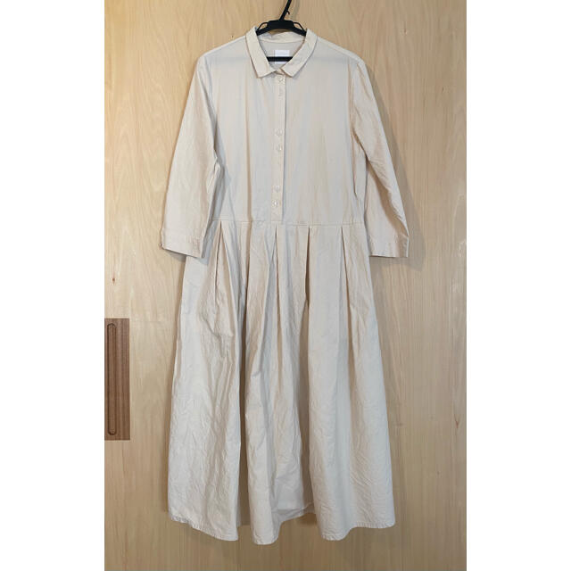 nest Robe(ネストローブ)のgauze# ガーゼ　コットンシャツワンピース レディースのワンピース(ロングワンピース/マキシワンピース)の商品写真