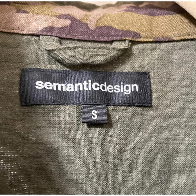 semantic design(セマンティックデザイン)のセマンティックデザイン　半袖　シャツ　　Sサイズ   メンズのトップス(Tシャツ/カットソー(半袖/袖なし))の商品写真