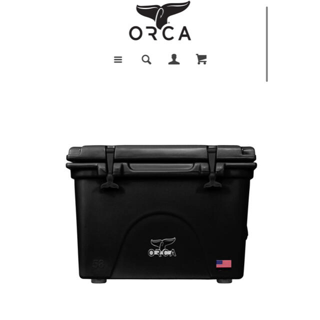 Snow Peak - オルカクーラーボックス 58QT ブラック ORCAの+