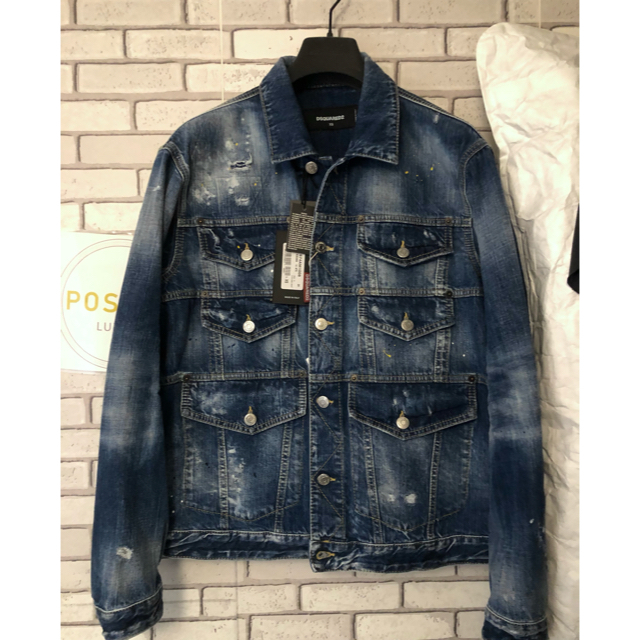 DSQUARED2(ディースクエアード)の最終価格 新品 DSQUARED2 Bully Jacket メンズのジャケット/アウター(Gジャン/デニムジャケット)の商品写真