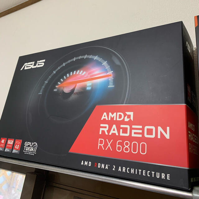 ASUS(エイスース)のRx 6800 asus 16gb スマホ/家電/カメラのPC/タブレット(PCパーツ)の商品写真