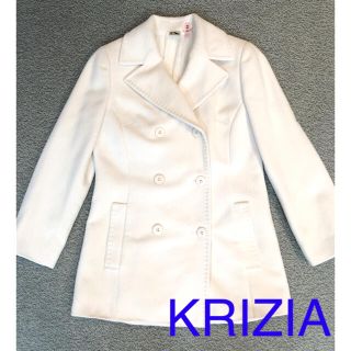 クリツィア(KRIZIA)の処分セール　KRIZIA クリツィア　　コート　アンゴラ　クリーニング済(ピーコート)