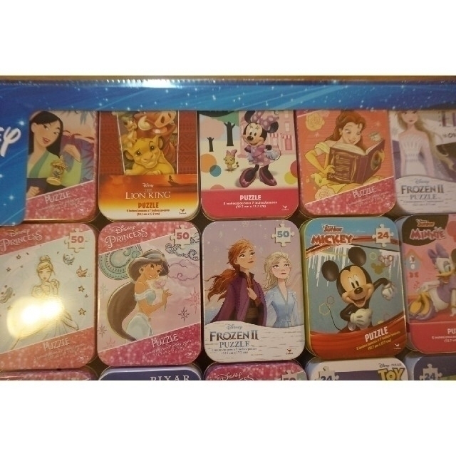 Disney(ディズニー)のディズニーキャラクターパズル缶　5缶セット キッズ/ベビー/マタニティのおもちゃ(その他)の商品写真