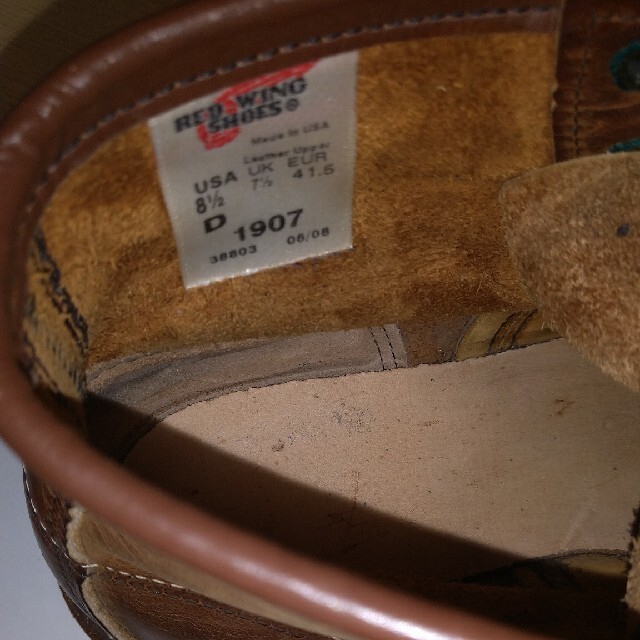 レッドウィング ブーツ 1907 USA 8 1/2 D