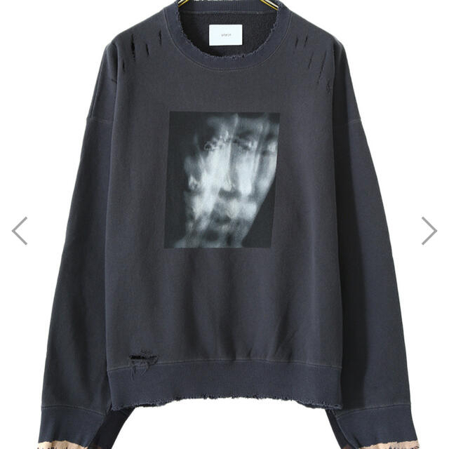 SUNSEA(サンシー)のstein 21ss OVERSIZED REBUILD SWEAT LS メンズのトップス(スウェット)の商品写真