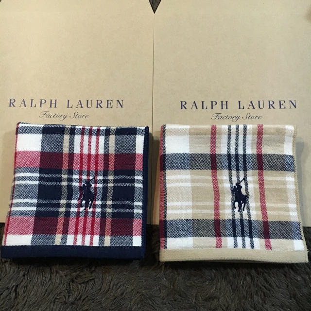Ralph Lauren(ラルフローレン)の新品・プレゼントにも♡ラルフローレン ガーゼタオルハンカチ メンズのファッション小物(ハンカチ/ポケットチーフ)の商品写真
