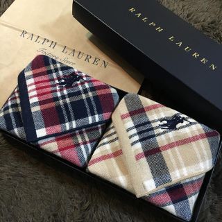 ラルフローレン(Ralph Lauren)の新品・プレゼントにも♡ラルフローレン ガーゼタオルハンカチ(ハンカチ/ポケットチーフ)