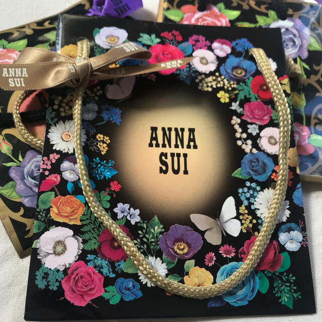 ANNA SUI(アナスイ)のマド様専用　ANNA SUI アナスイ　ショッパー　3点セット レディースのバッグ(ショップ袋)の商品写真