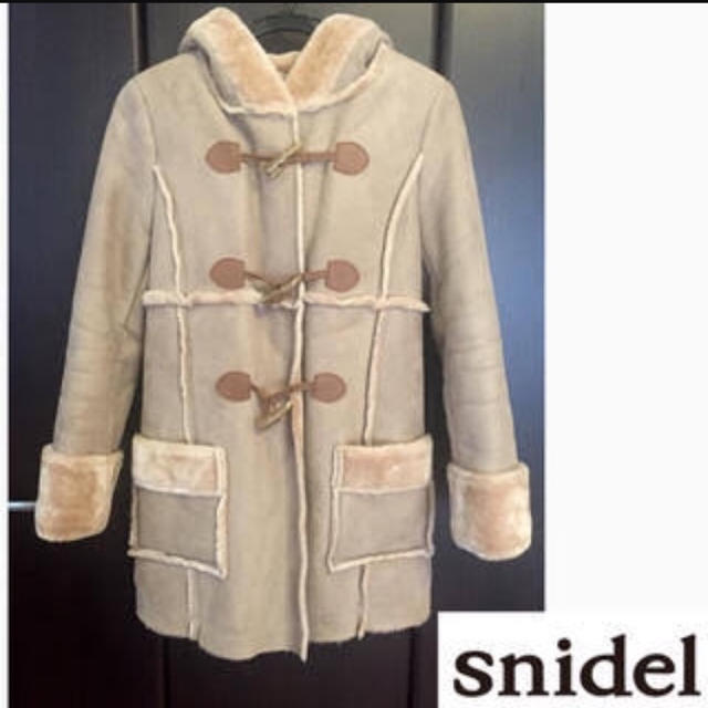 SNIDEL(スナイデル)のsnidel❤︎フェイクムートンコート レディースのジャケット/アウター(ダッフルコート)の商品写真