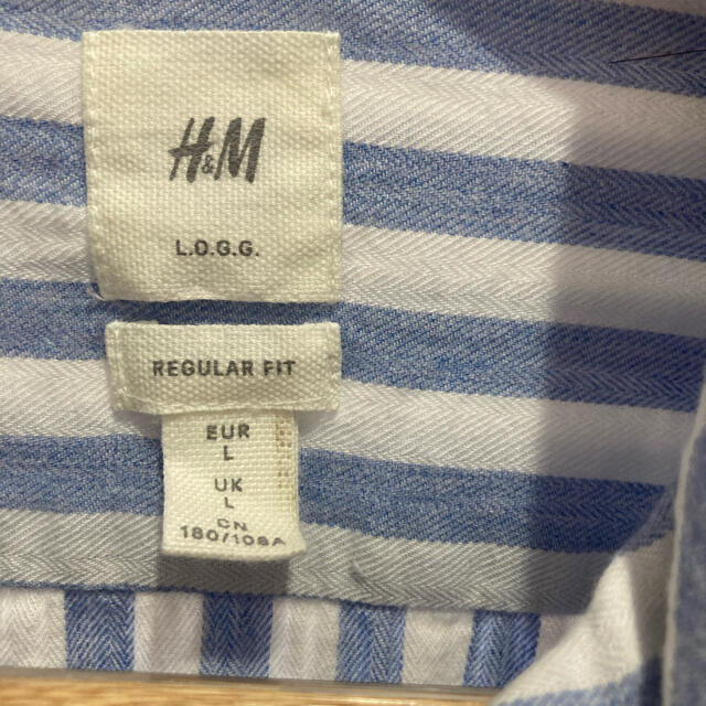 H&M(エイチアンドエム)のストライプシャツ メンズのトップス(シャツ)の商品写真