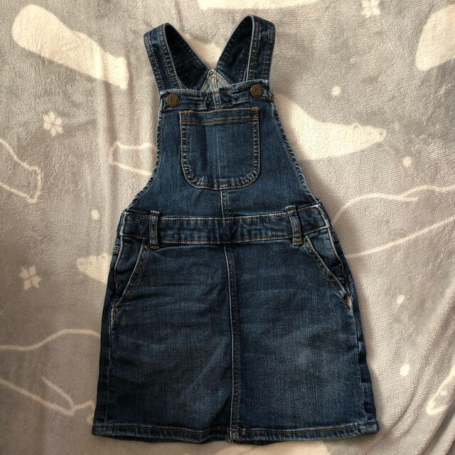 GAP Kids(ギャップキッズ)のギャップキッズ　デニムジャンバースカート キッズ/ベビー/マタニティのキッズ服女の子用(90cm~)(スカート)の商品写真