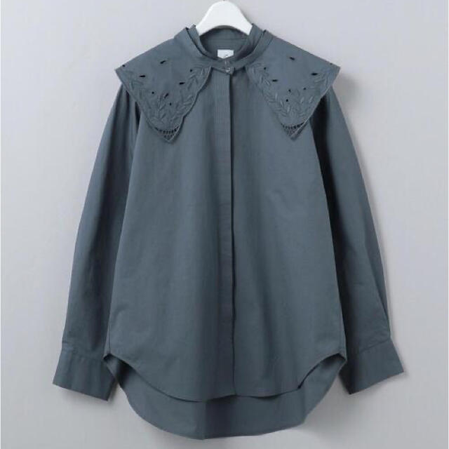 BEAUTY&YOUTH UNITED ARROWS(ビューティアンドユースユナイテッドアローズ)のRicoさま専用　roku 6 EMBROIDERY COLLAR BLOUSE レディースのトップス(シャツ/ブラウス(長袖/七分))の商品写真