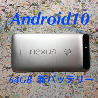 HUAWEI - nexus6P Android10.1 64GB SIMフリー 新バッテリーの ...