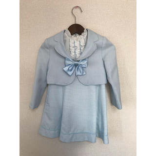 【120cm】入学式　水色　スーツ(ドレス/フォーマル)