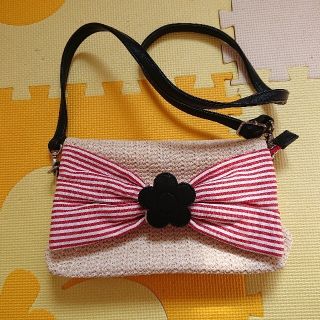 マリークワント(MARY QUANT)の【美品 MARY QUANT】リボンフロント2wayショルダーバッグ(ショルダーバッグ)